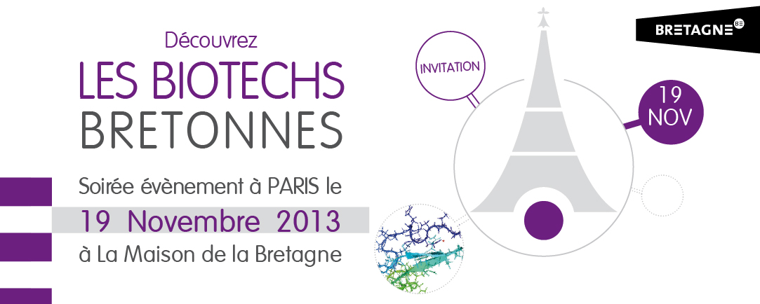 Les biotechs bretonnes à PARIS le 19 Novembre 2013